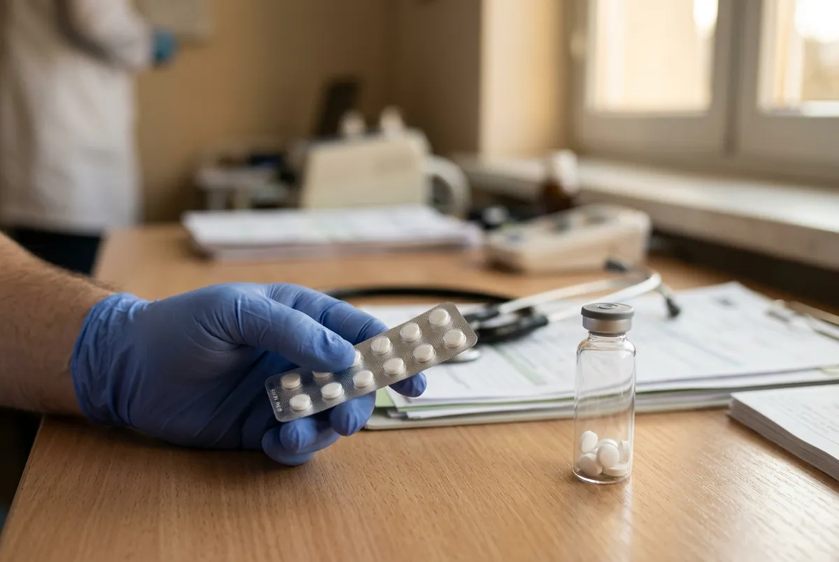 Porównanie disulfiramu w formie implantu (wszywki Esperal) i tabletek doustnych Anticol - Poznań